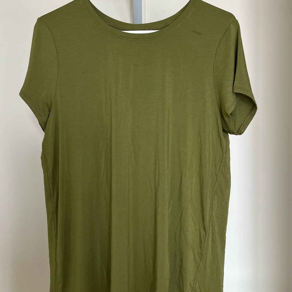 lululemon athletica Short Sleeve Tee in Olive